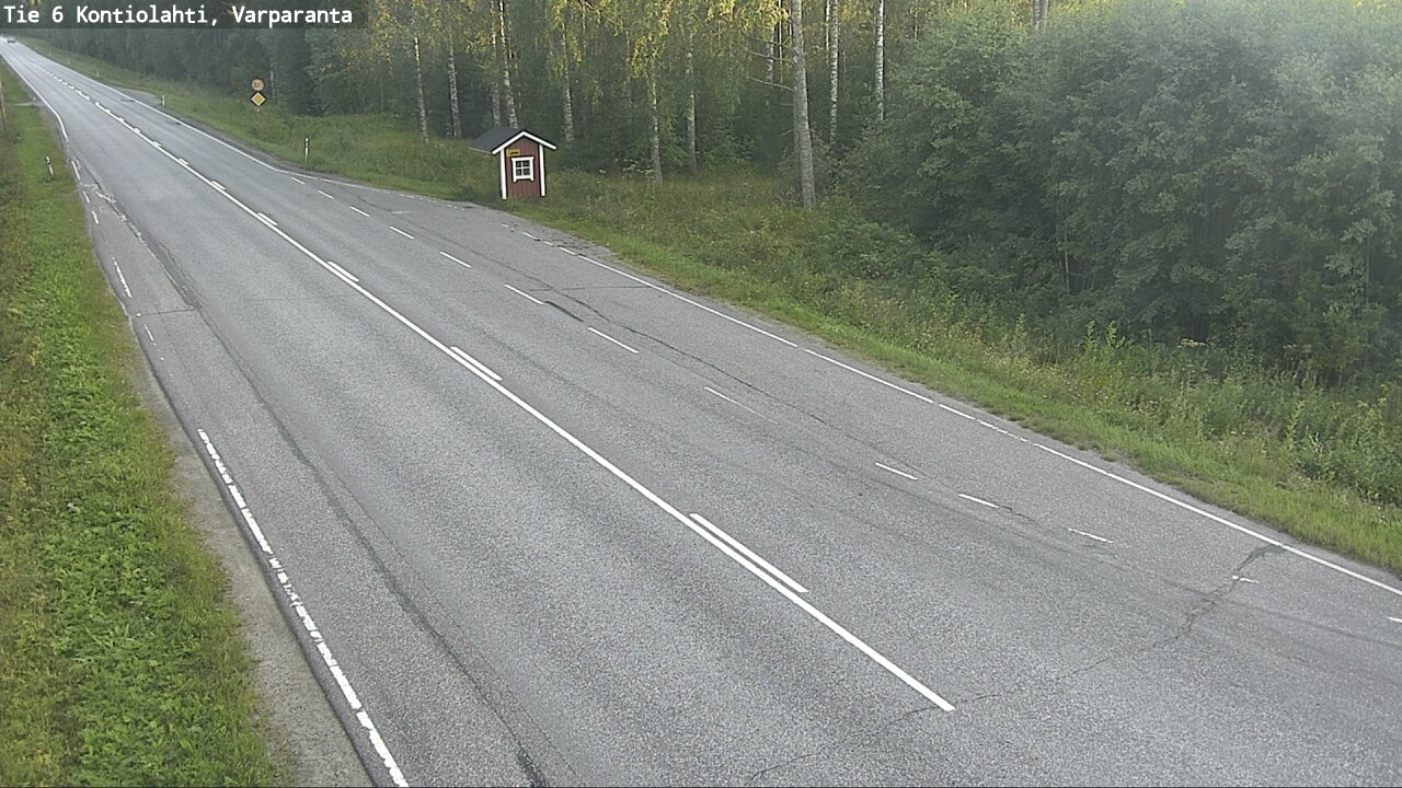 Weather Camera Image Road 6 Kontiolahti, Varparanta, Kontiolahti, Pohjois-Karjala