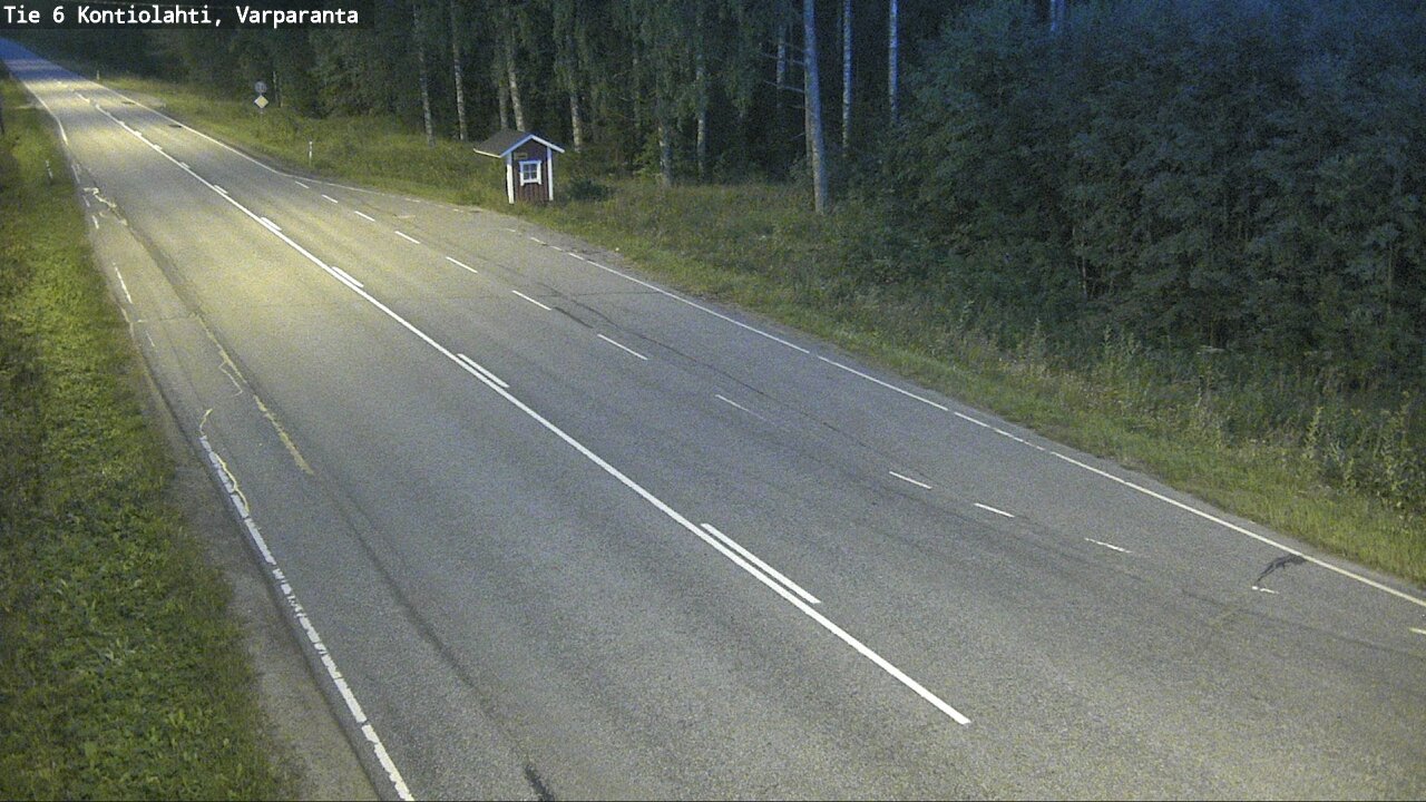 Weather Camera Image Road 6 Kontiolahti, Varparanta, Kontiolahti, Pohjois-Karjala