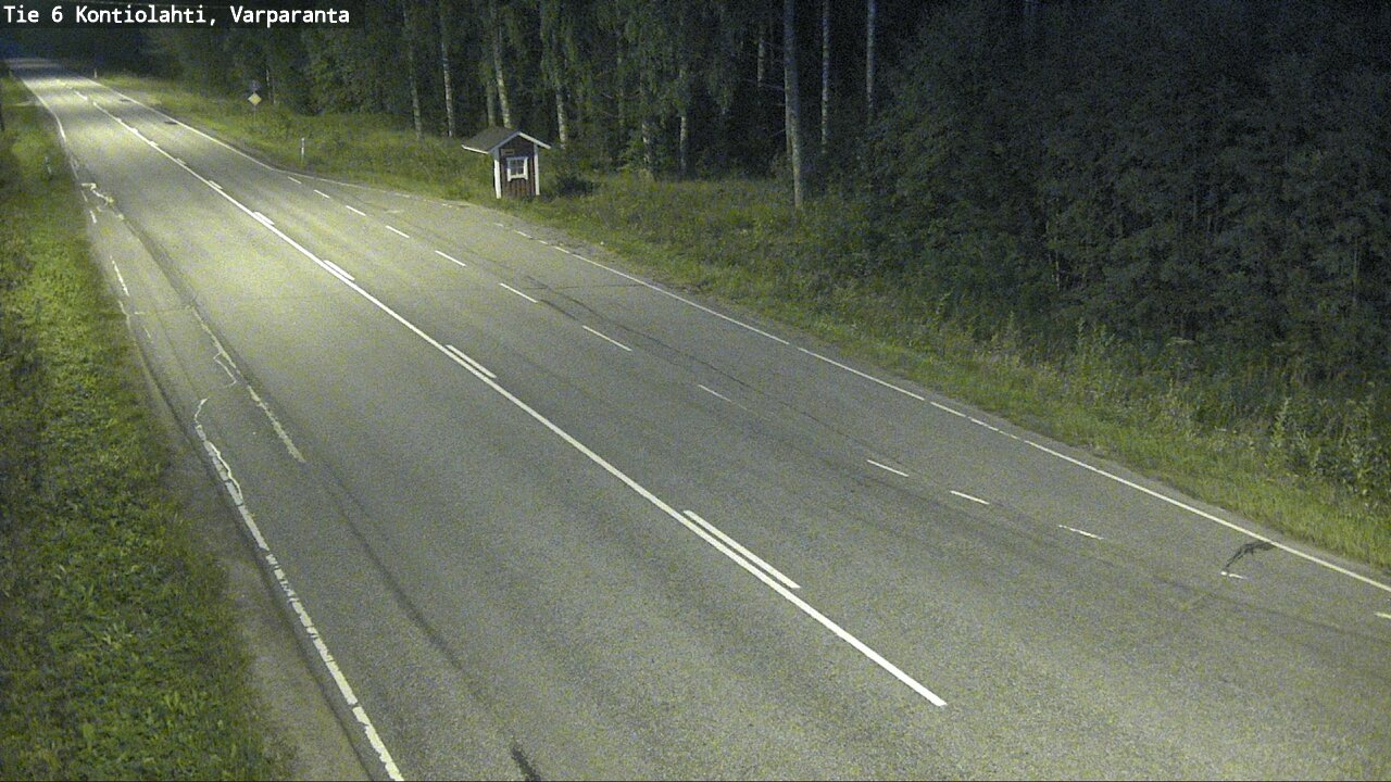 Weather Camera Image Road 6 Kontiolahti, Varparanta, Kontiolahti, Pohjois-Karjala
