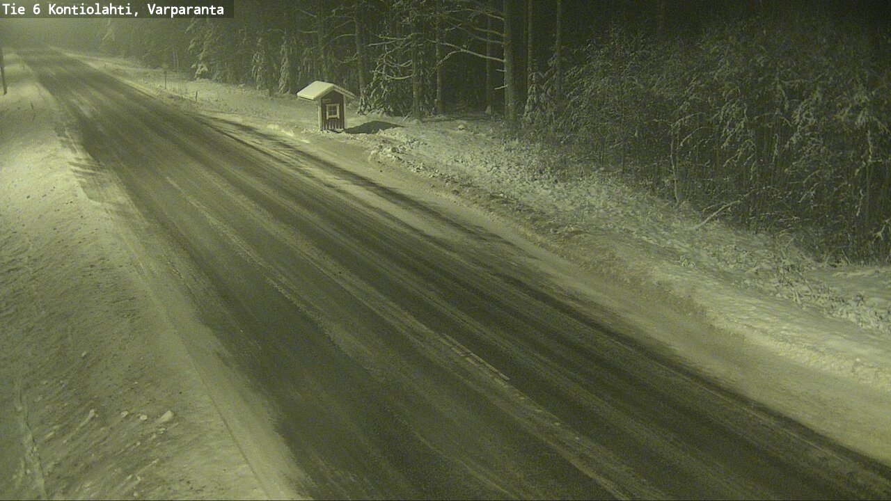 Weather Camera Image Road 6 Kontiolahti, Varparanta, Kontiolahti, Pohjois-Karjala