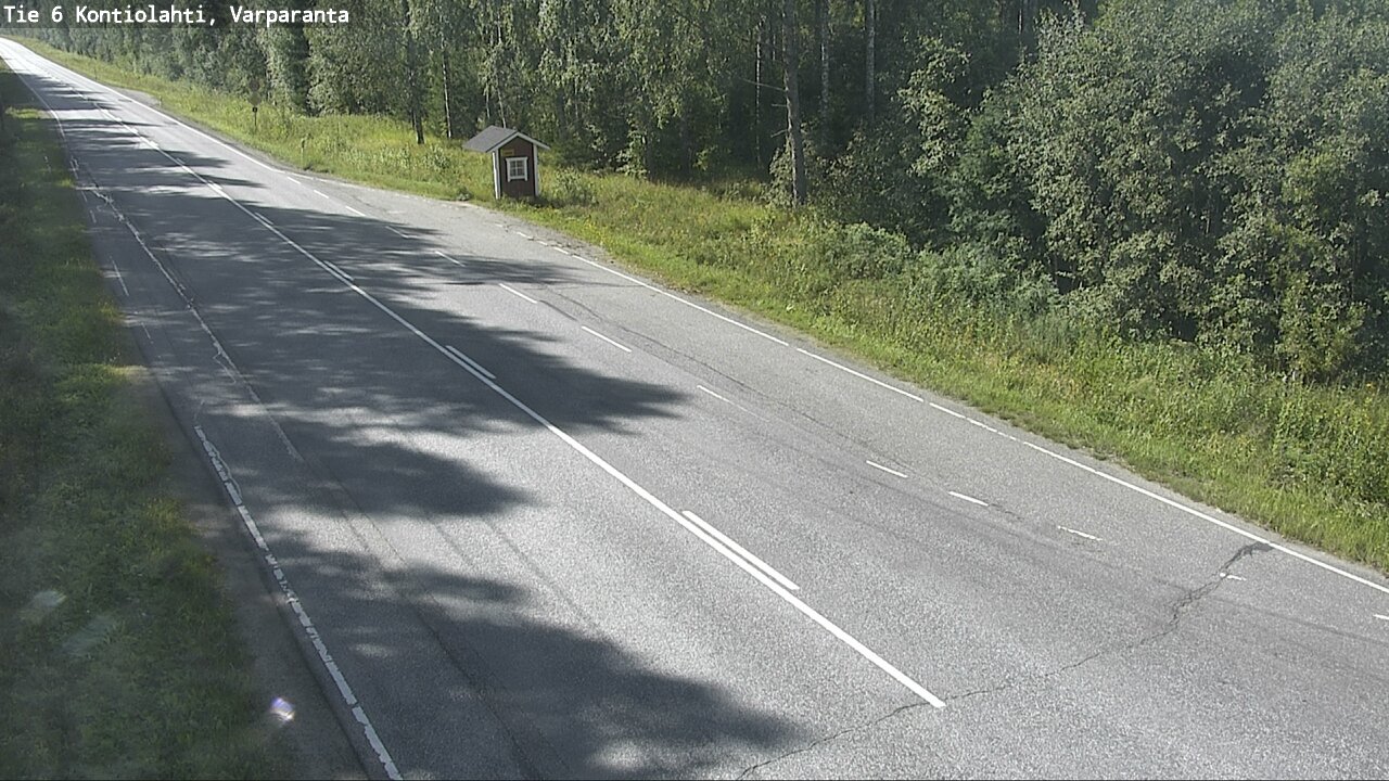 Weather Camera Image Road 6 Kontiolahti, Varparanta, Kontiolahti, Pohjois-Karjala