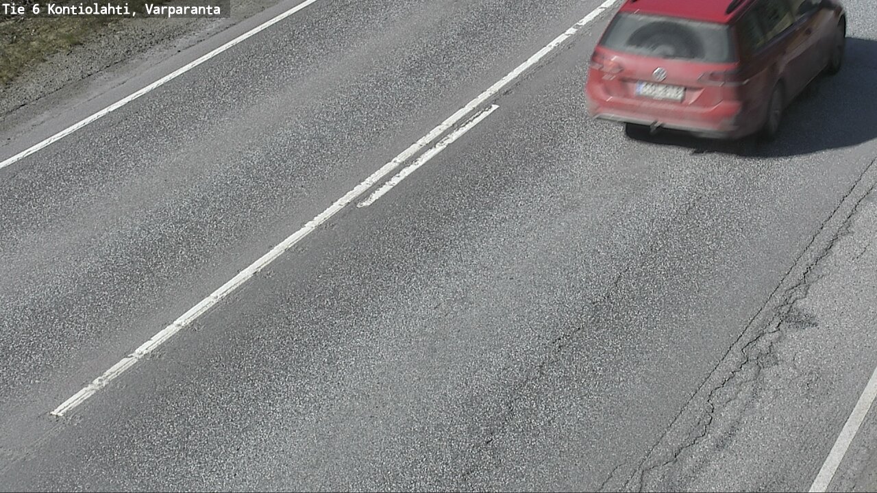 Weather Camera Image Väg 6 Kontiolax, Varparanta, Kontiolahti, Pohjois-Karjala