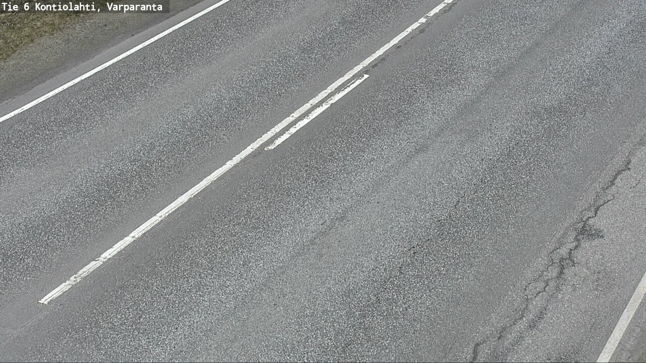 Weather Camera Image Väg 6 Kontiolax, Varparanta, Kontiolahti, Pohjois-Karjala