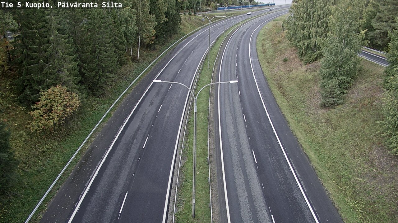 Weather Camera Image Road 5 Kuopio, Päiväranta silta, Kuopio, Pohjois-Savo