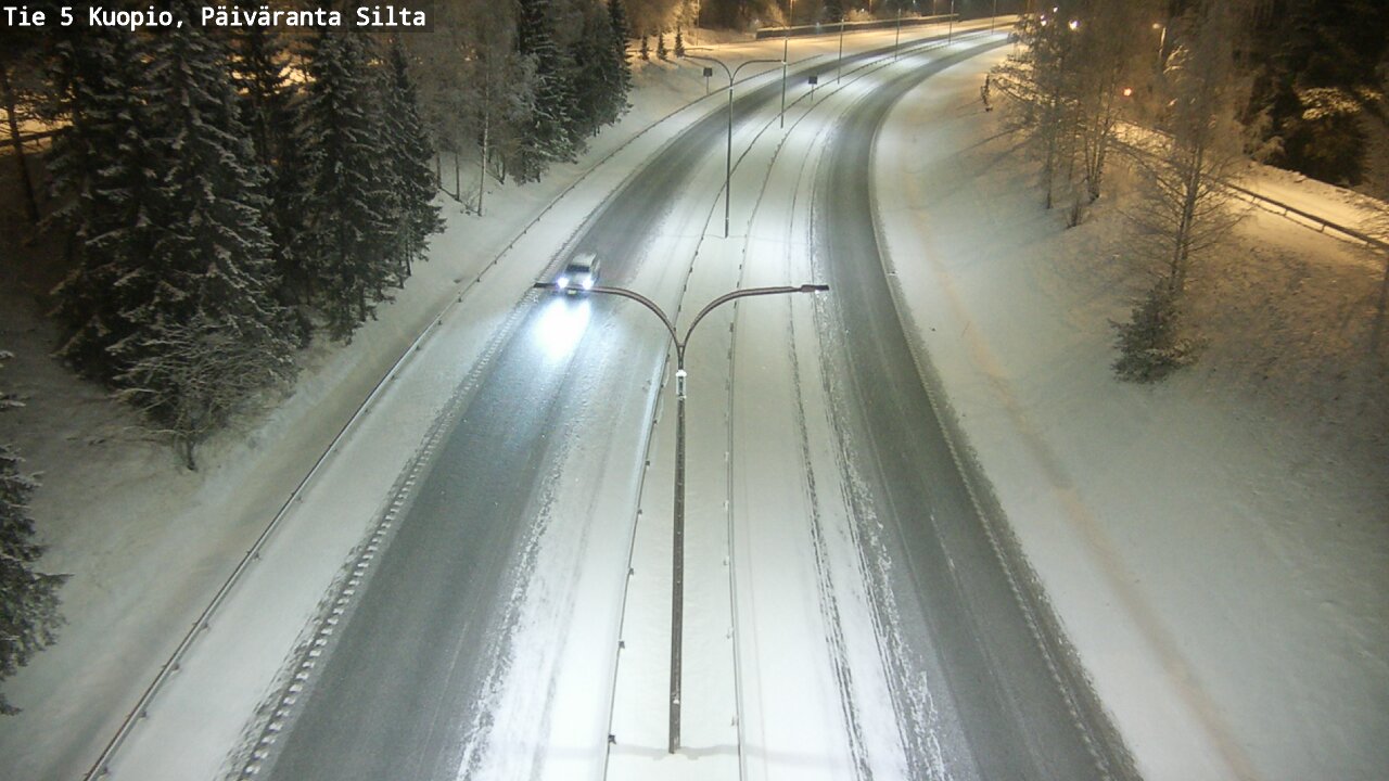 Kelikamerat Kuva Tie 5 Kuopio, Päiväranta silta, Kuopio, Pohjois-Savo