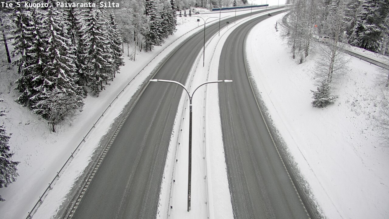 Kelikamerat Kuva Tie 5 Kuopio, Päiväranta silta, Kuopio, Pohjois-Savo