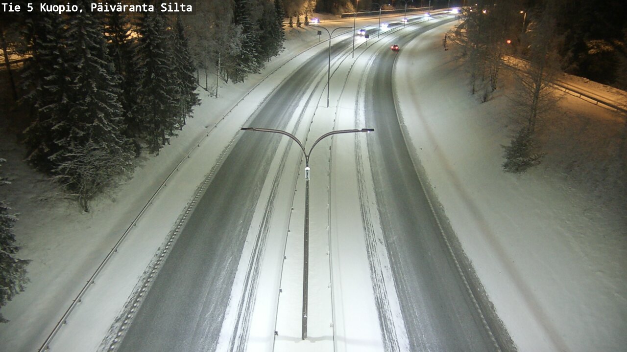 Kelikamerat Kuva Tie 5 Kuopio, Päiväranta silta, Kuopio, Pohjois-Savo