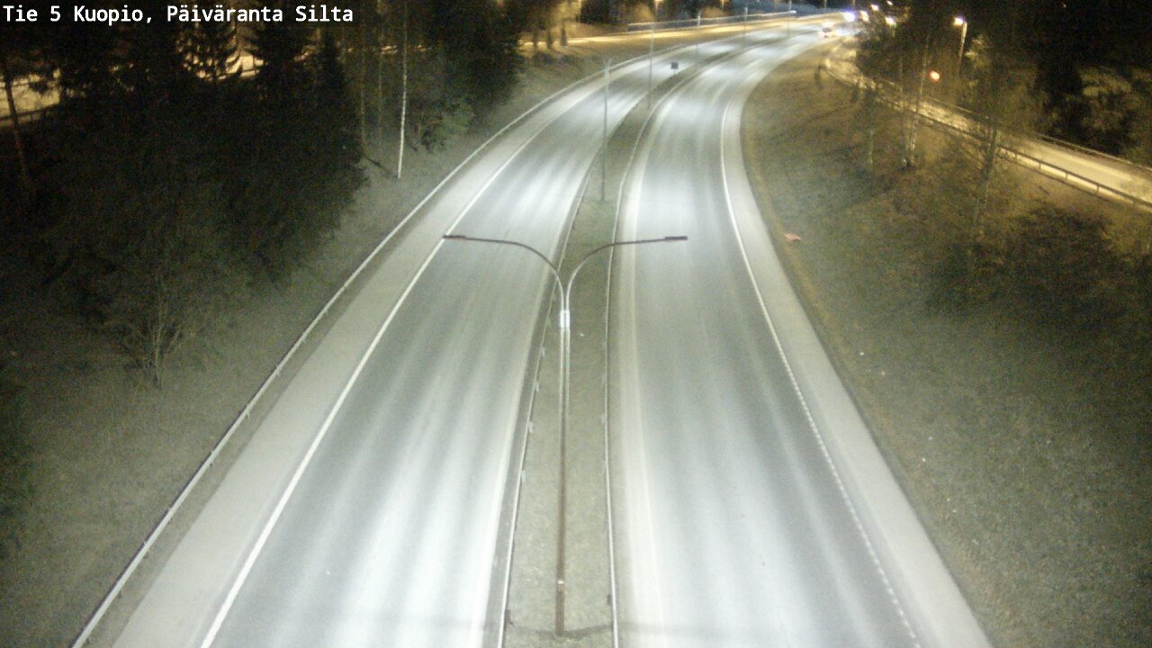 Weather Camera Image Road 5 Kuopio, Päiväranta silta, Kuopio, Pohjois-Savo
