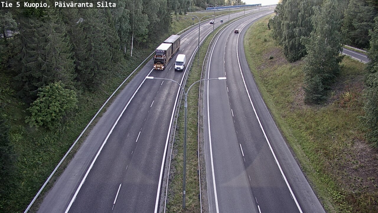 Kelikamerat Kuva Tie 5 Kuopio, Päiväranta silta, Kuopio, Pohjois-Savo