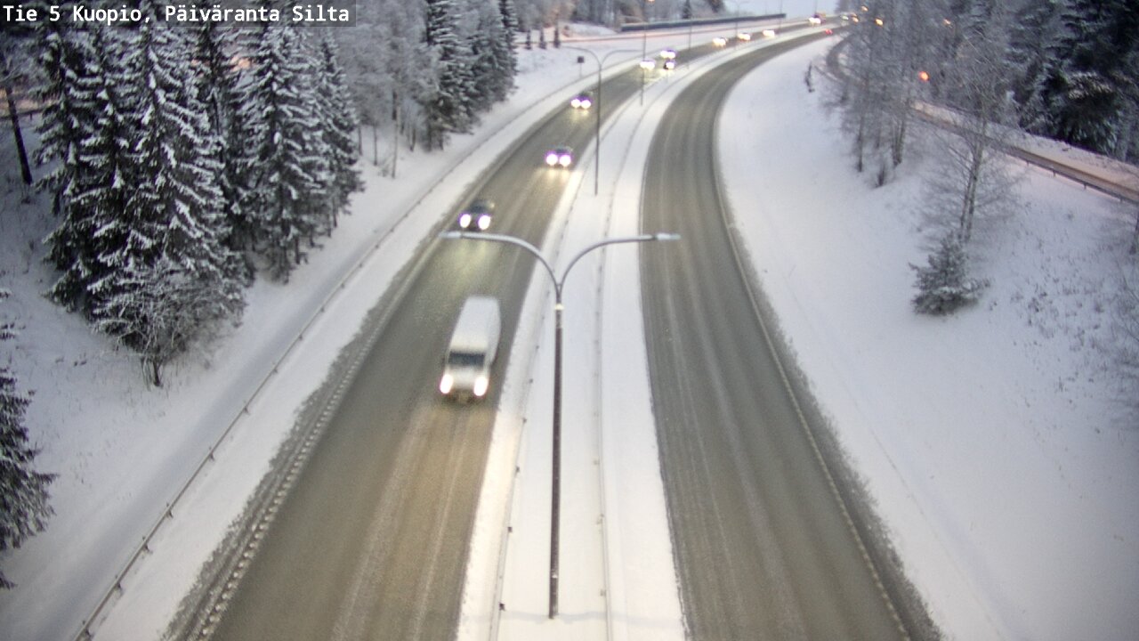 Kelikamerat Kuva Tie 5 Kuopio, Päiväranta silta, Kuopio, Pohjois-Savo