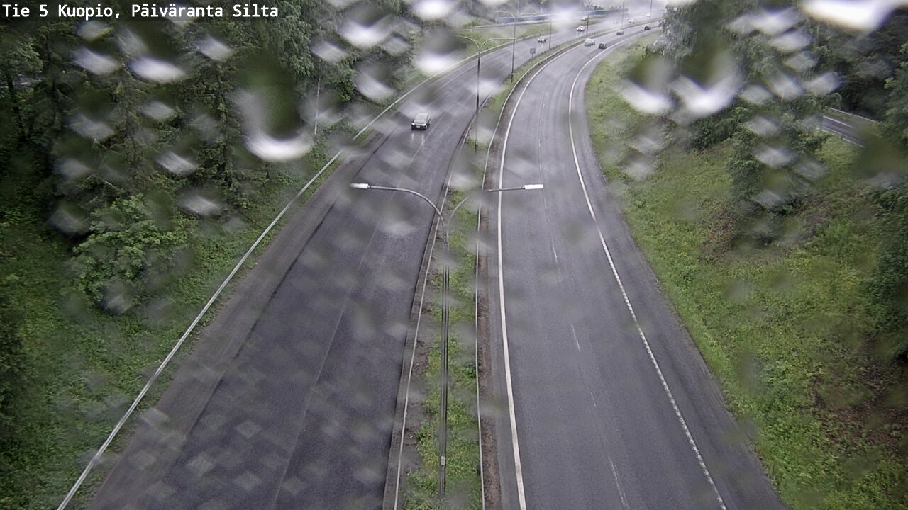Weather Camera Image Väg 5 Kuopio, Päiväranta silta, Kuopio, Pohjois-Savo