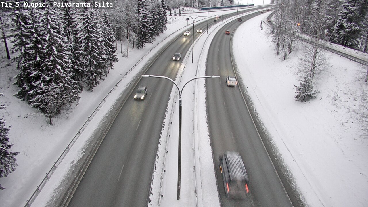 Kelikamerat Kuva Tie 5 Kuopio, Päiväranta silta, Kuopio, Pohjois-Savo