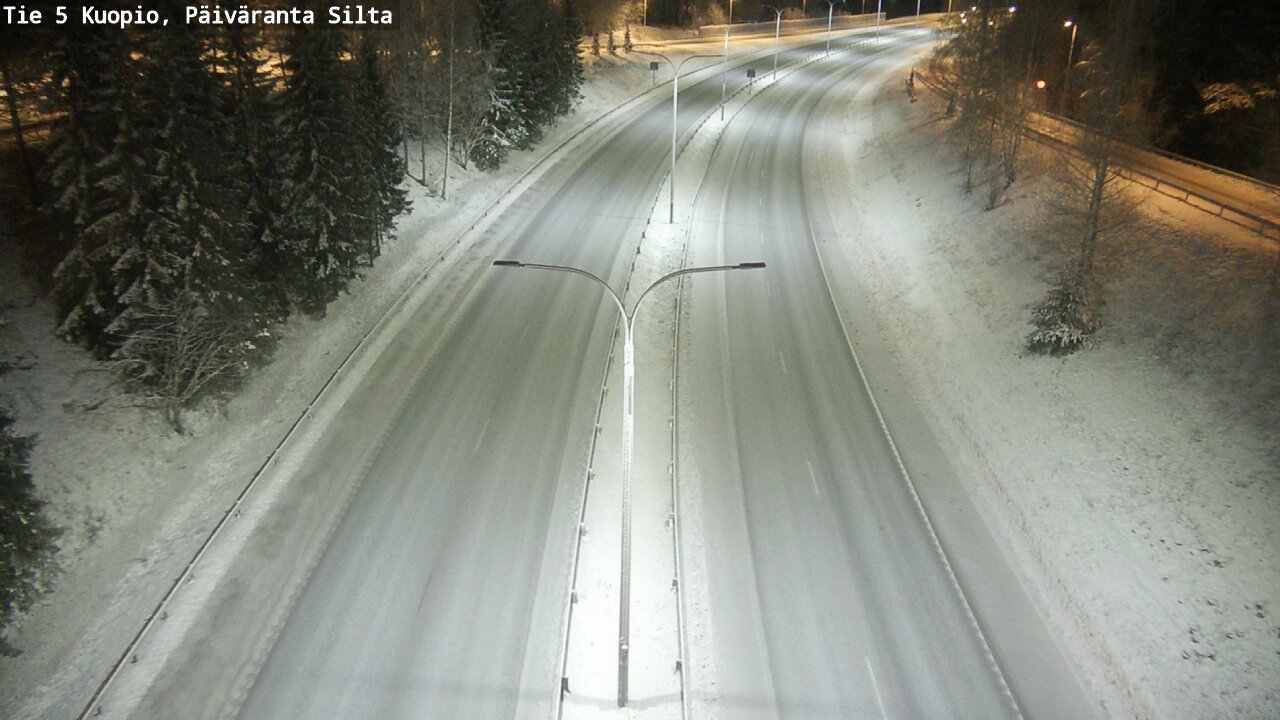 Kelikamerat Kuva Tie 5 Kuopio, Päiväranta silta, Kuopio, Pohjois-Savo