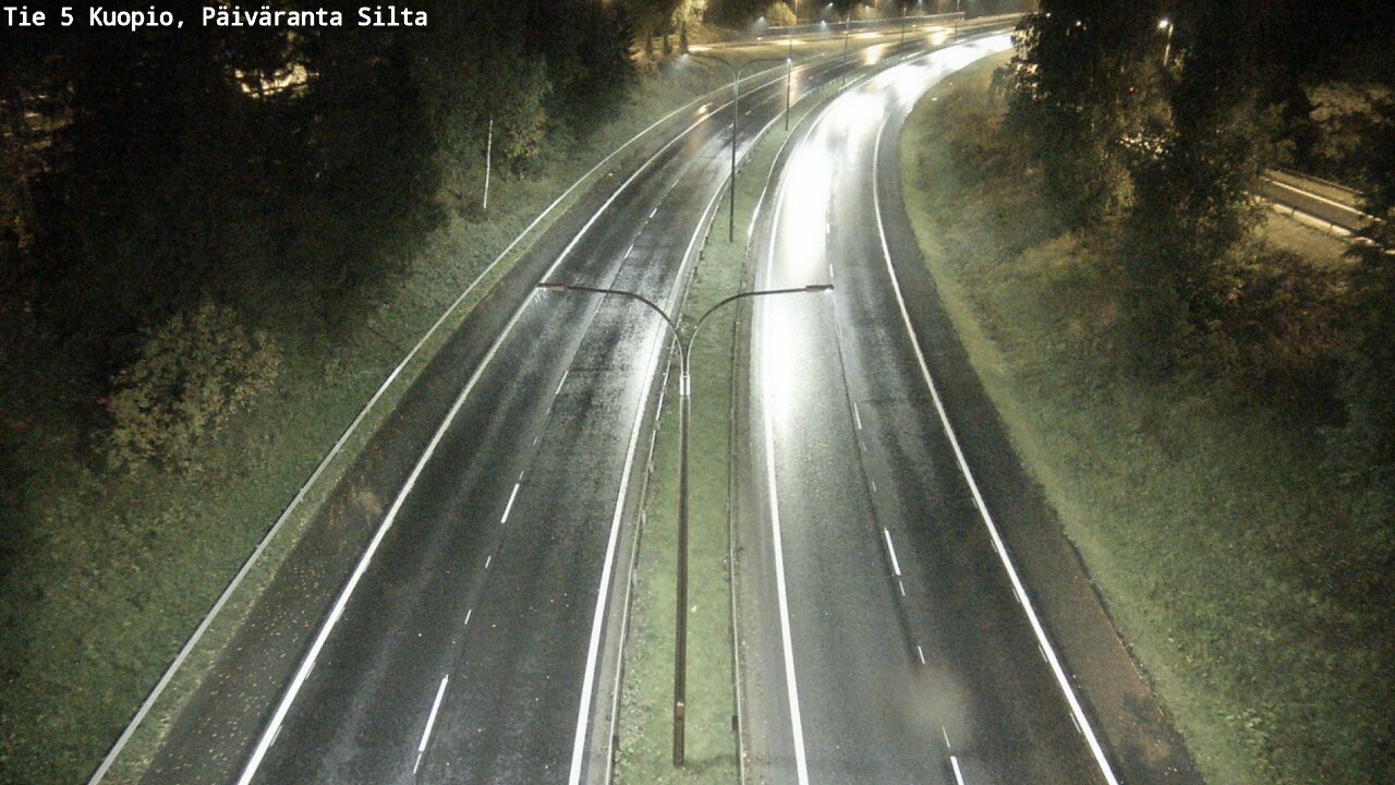 Weather Camera Image Road 5 Kuopio, Päiväranta silta, Kuopio, Pohjois-Savo