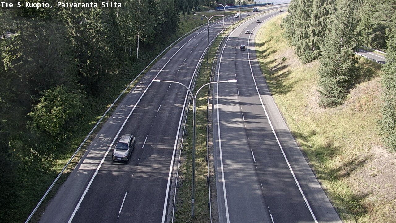 Kelikamerat Kuva Tie 5 Kuopio, Päiväranta silta, Kuopio, Pohjois-Savo