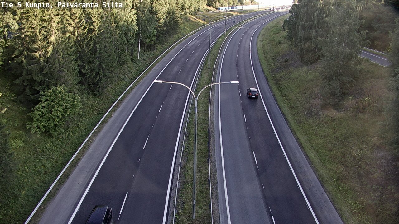 Weather Camera Image Road 5 Kuopio, Päiväranta silta, Kuopio, Pohjois-Savo