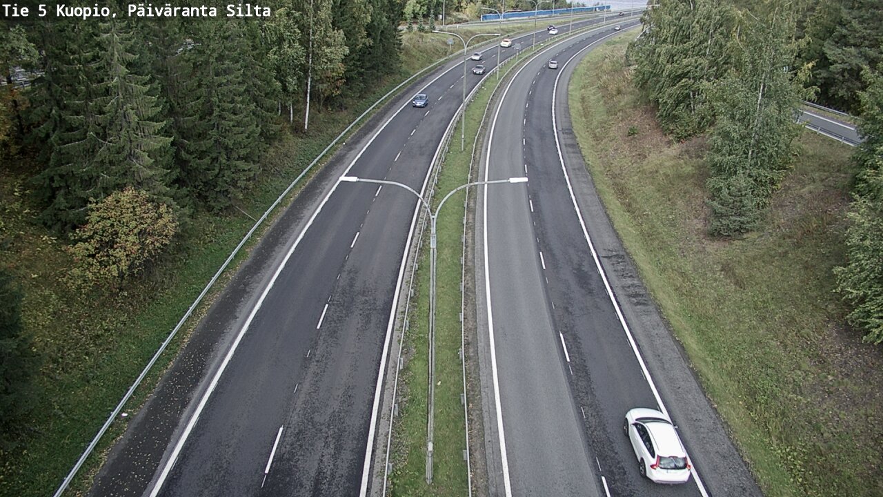 Kelikamerat Kuva Tie 5 Kuopio, Päiväranta silta, Kuopio, Pohjois-Savo