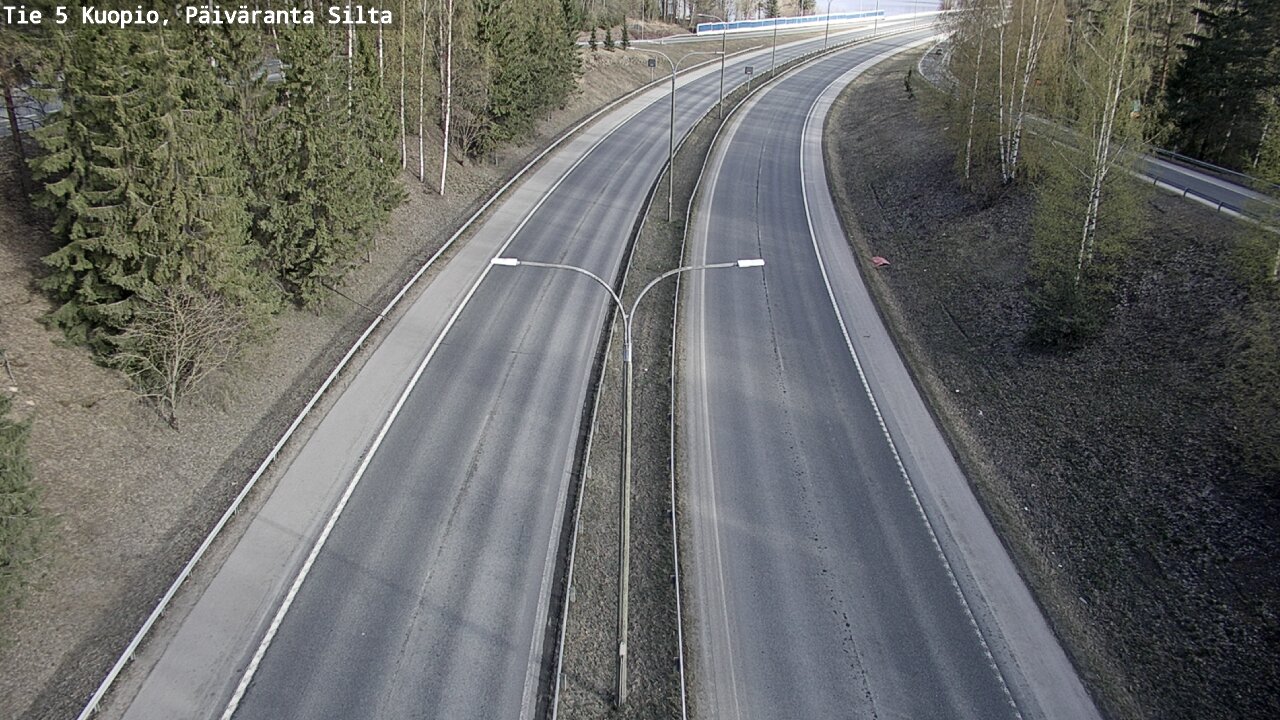 Kelikamerat Kuva Tie 5 Kuopio, Päiväranta silta, Kuopio, Pohjois-Savo