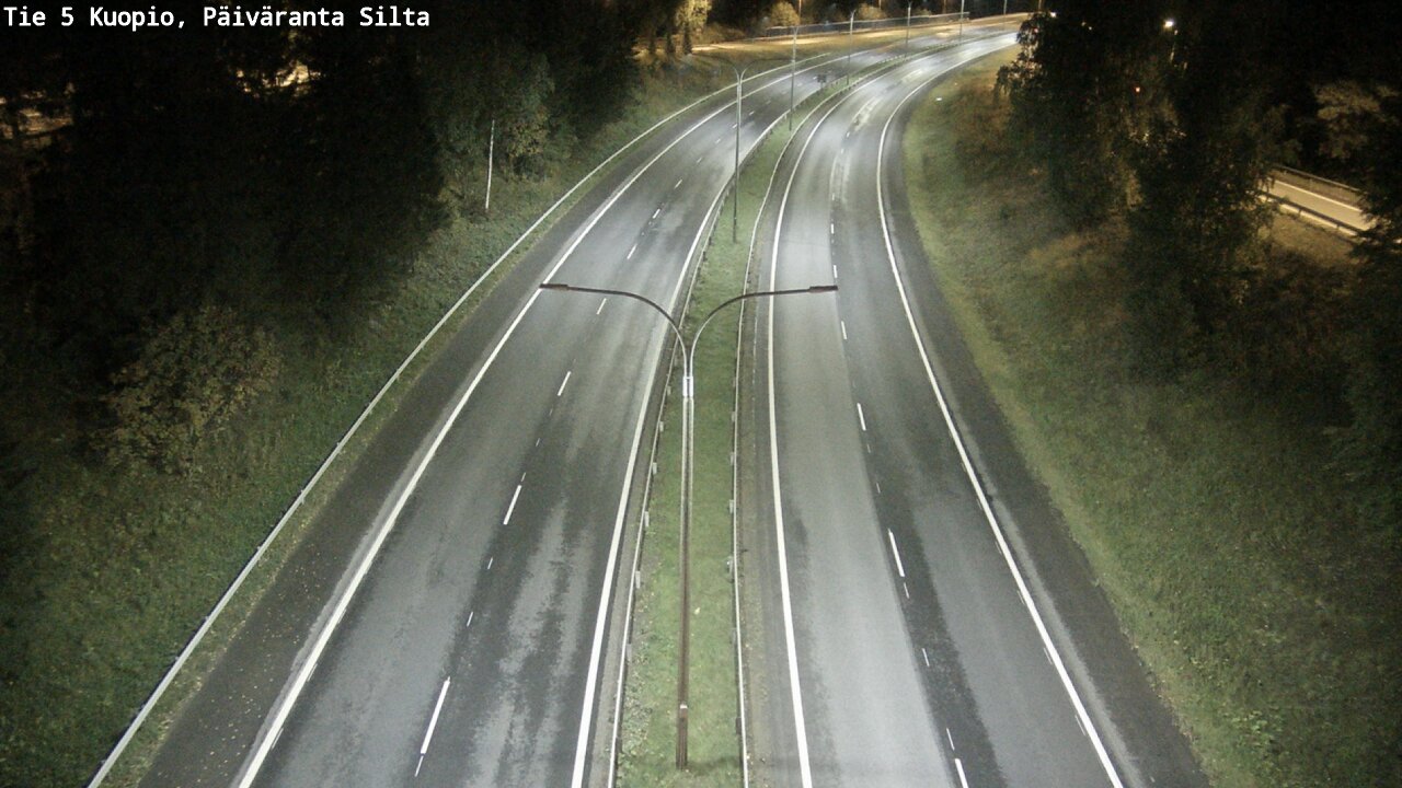 Weather Camera Image Road 5 Kuopio, Päiväranta silta, Kuopio, Pohjois-Savo