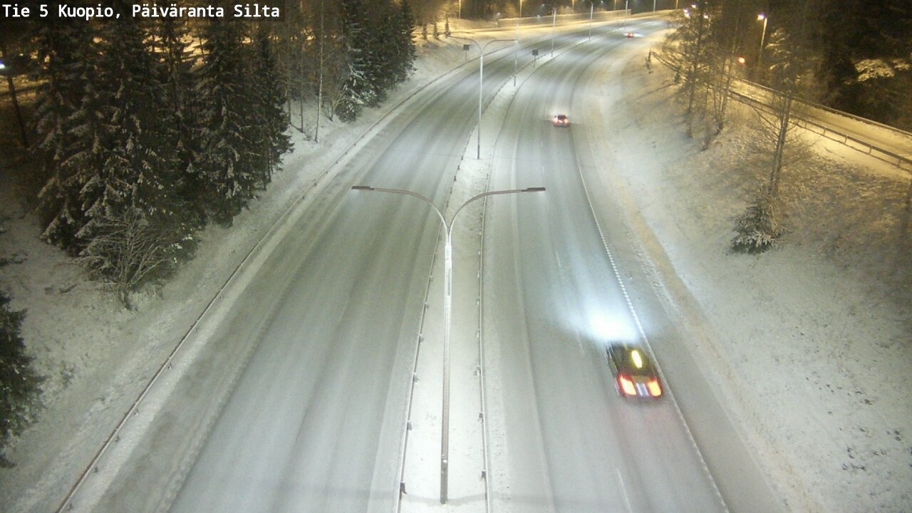 Kelikamerat Kuva Tie 5 Kuopio, Päiväranta silta, Kuopio, Pohjois-Savo