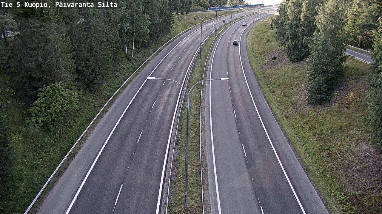Kelikamerat Kuva Tie 5 Kuopio, Päiväranta silta, Kuopio, Pohjois-Savo