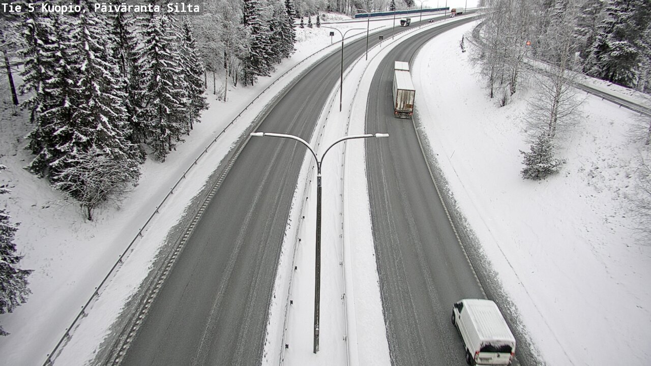 Kelikamerat Kuva Tie 5 Kuopio, Päiväranta silta, Kuopio, Pohjois-Savo