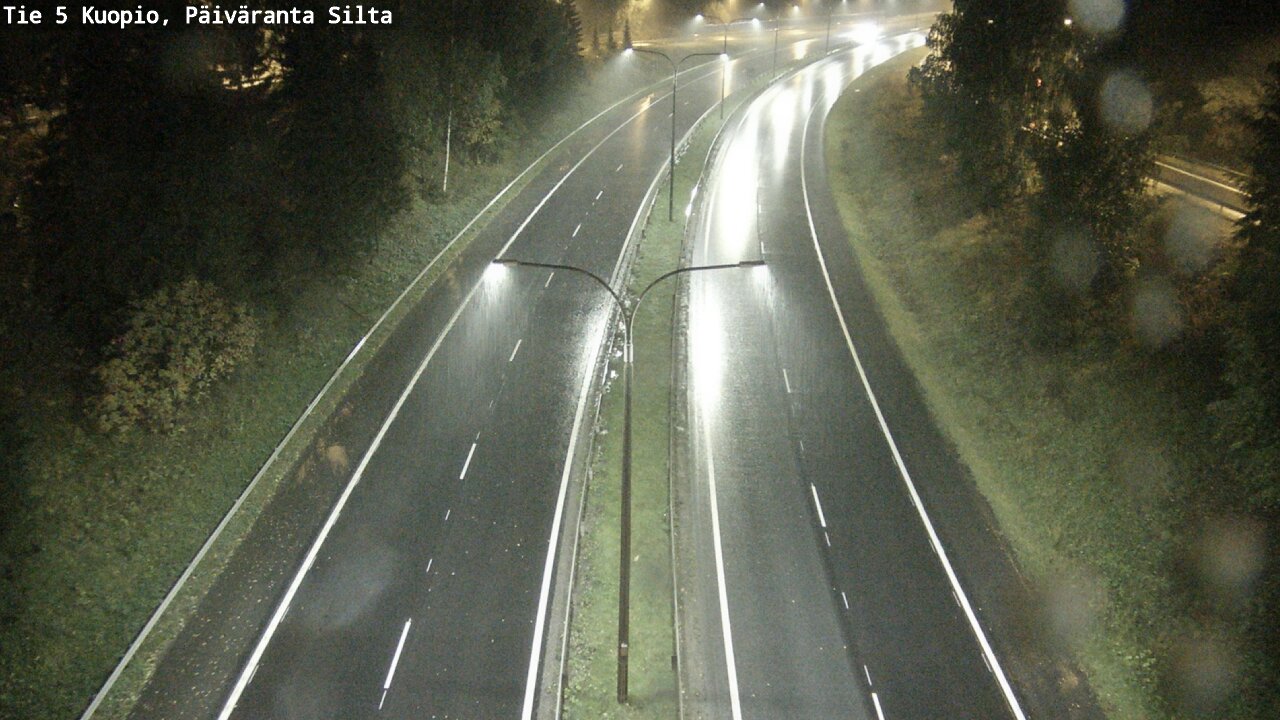 Weather Camera Image Road 5 Kuopio, Päiväranta silta, Kuopio, Pohjois-Savo