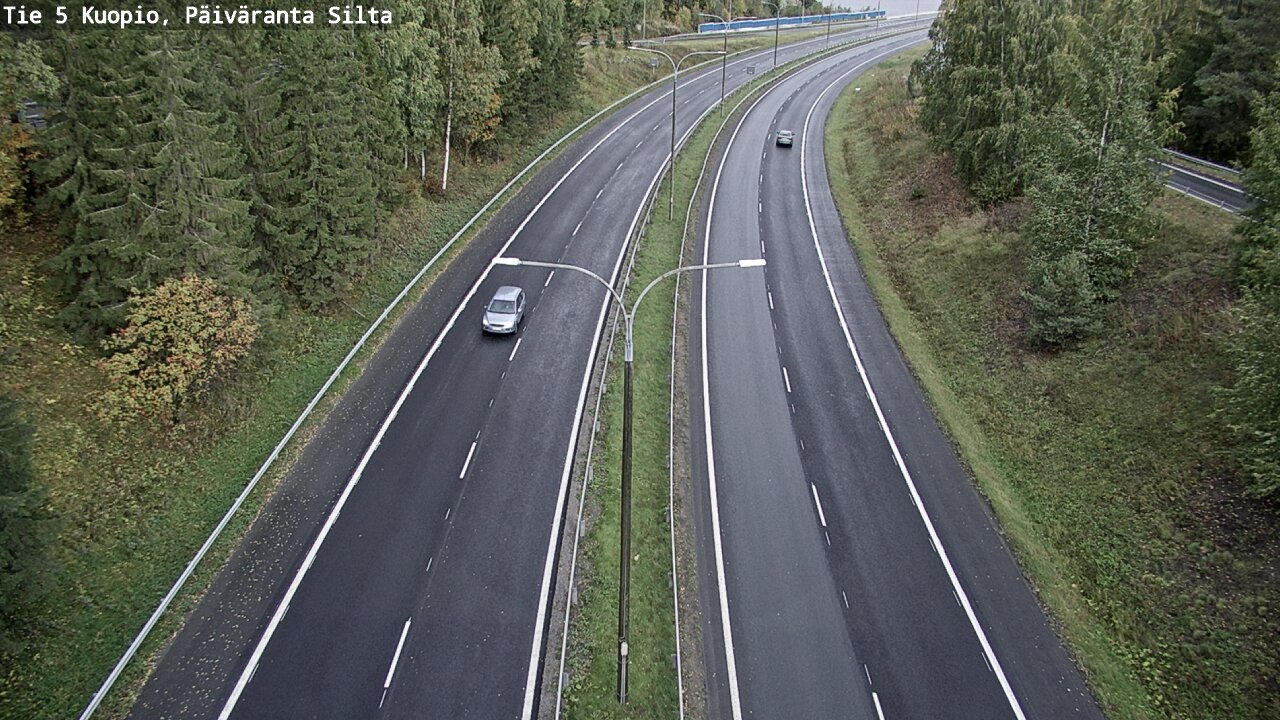 Kelikamerat Kuva Tie 5 Kuopio, Päiväranta silta, Kuopio, Pohjois-Savo
