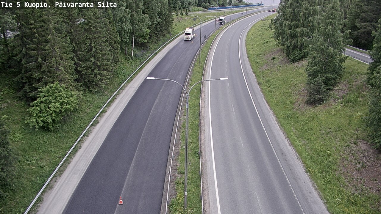 Kelikamerat Kuva Tie 5 Kuopio, Päiväranta silta, Kuopio, Pohjois-Savo