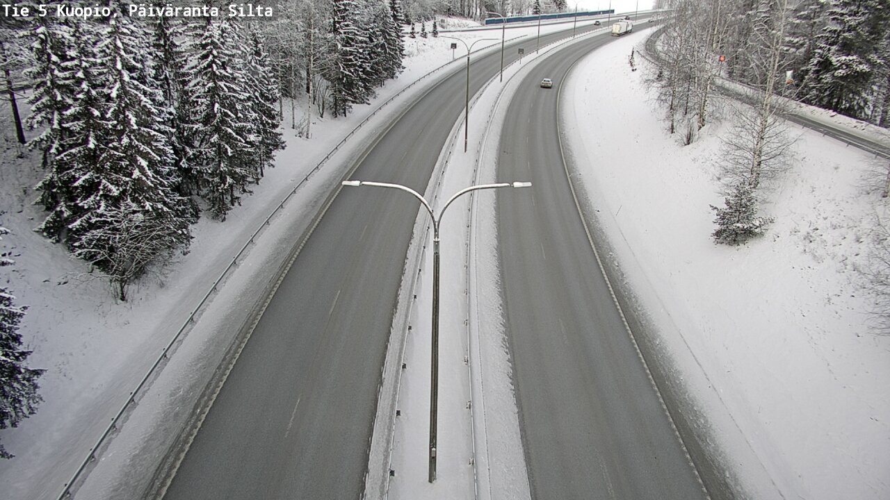 Weather Camera Image Väg 5 Kuopio, Päiväranta silta, Kuopio, Pohjois-Savo