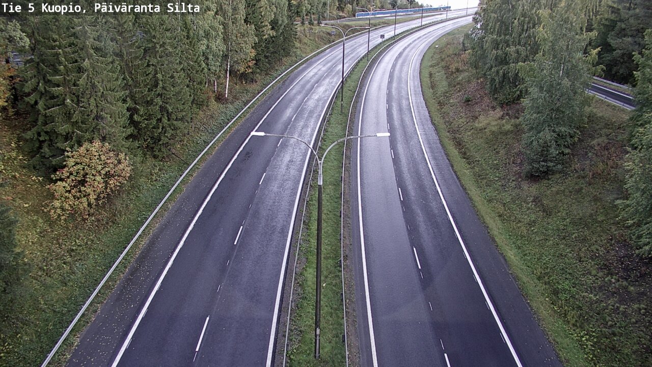 Weather Camera Image Road 5 Kuopio, Päiväranta silta, Kuopio, Pohjois-Savo