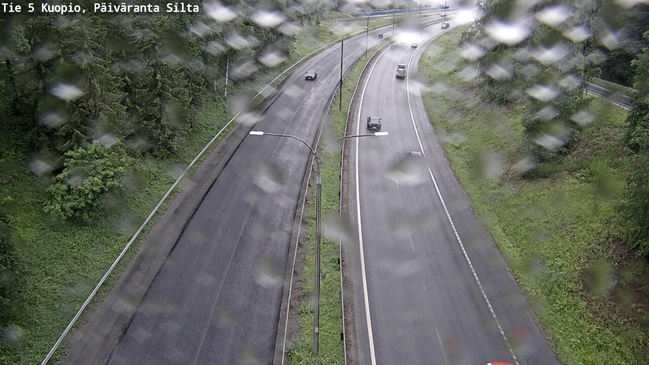 Weather Camera Image Väg 5 Kuopio, Päiväranta silta, Kuopio, Pohjois-Savo