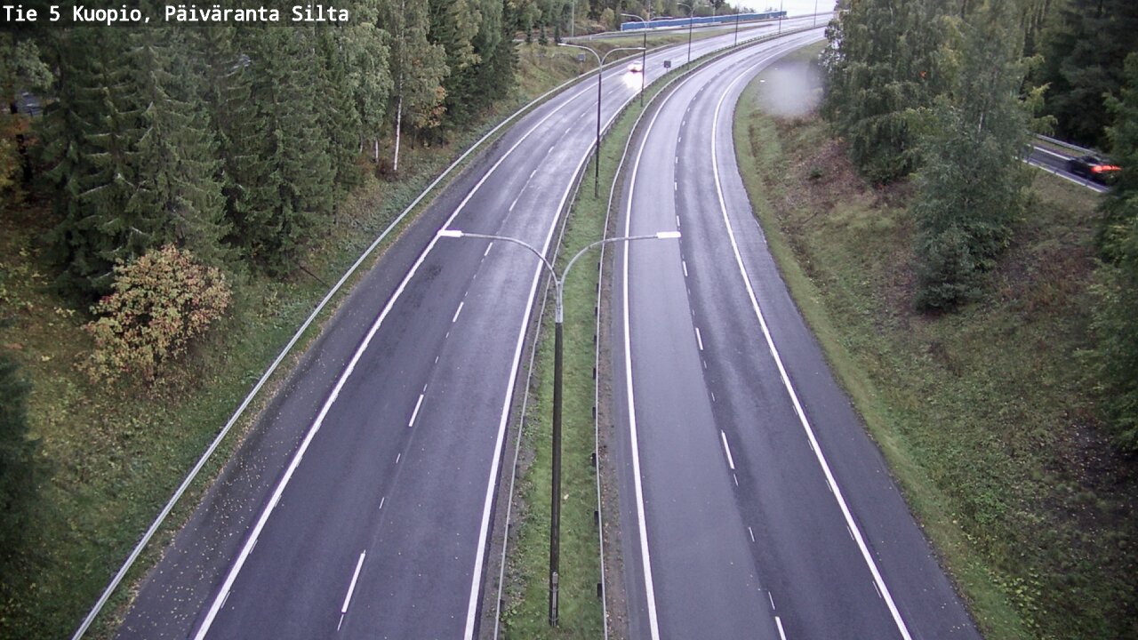 Weather Camera Image Road 5 Kuopio, Päiväranta silta, Kuopio, Pohjois-Savo