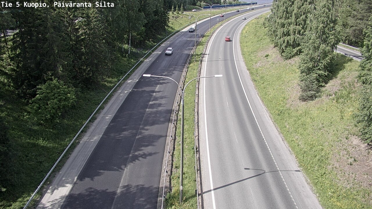Kelikamerat Kuva Tie 5 Kuopio, Päiväranta silta, Kuopio, Pohjois-Savo