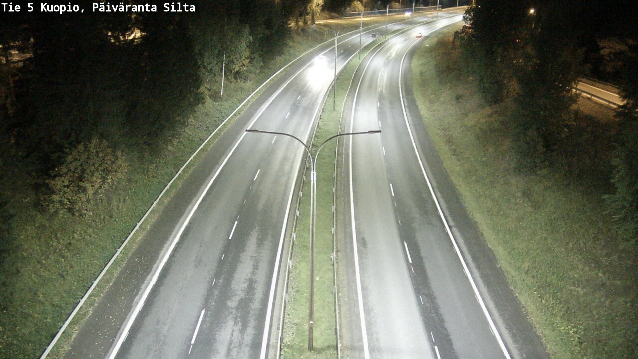 Weather Camera Image Road 5 Kuopio, Päiväranta silta, Kuopio, Pohjois-Savo