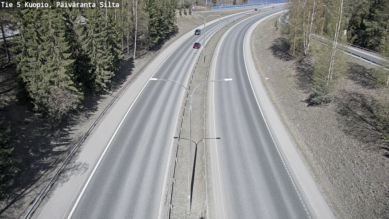 Kelikamerat Kuva Tie 5 Kuopio, Päiväranta silta, Kuopio, Pohjois-Savo