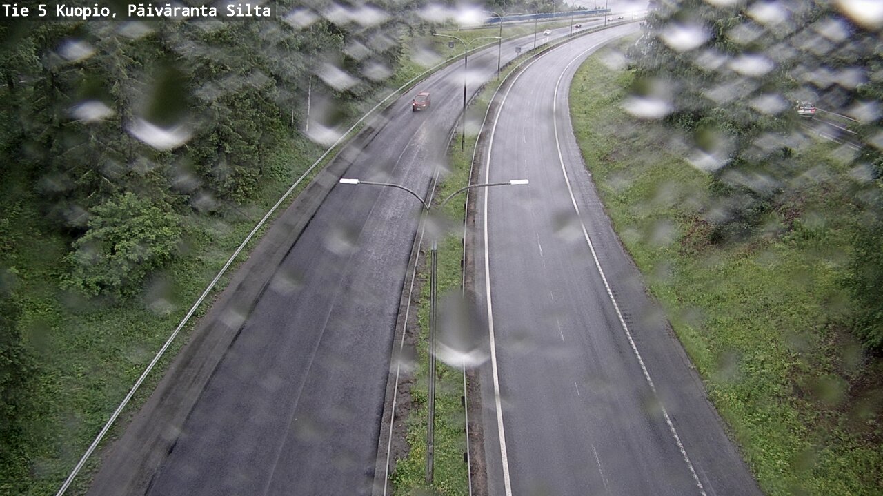 Weather Camera Image Väg 5 Kuopio, Päiväranta silta, Kuopio, Pohjois-Savo