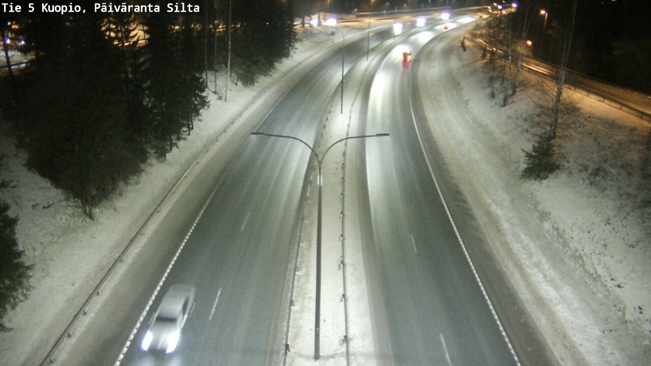 Weather Camera Image Road 5 Kuopio, Päiväranta silta, Kuopio, Pohjois-Savo
