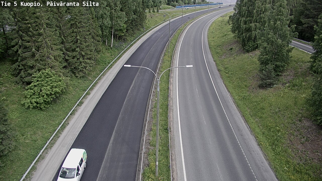 Kelikamerat Kuva Tie 5 Kuopio, Päiväranta silta, Kuopio, Pohjois-Savo
