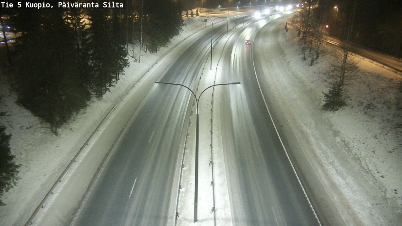 Weather Camera Image Road 5 Kuopio, Päiväranta silta, Kuopio, Pohjois-Savo