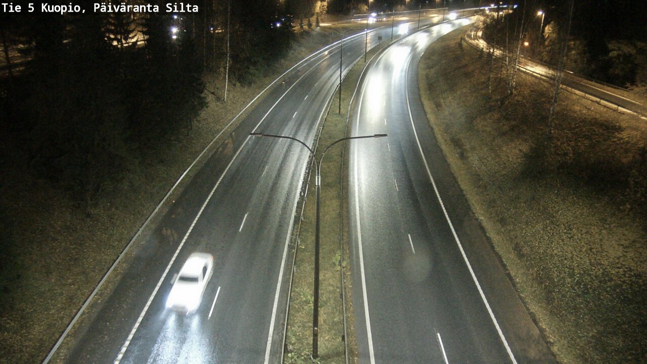 Weather Camera Image Road 5 Kuopio, Päiväranta silta, Kuopio, Pohjois-Savo