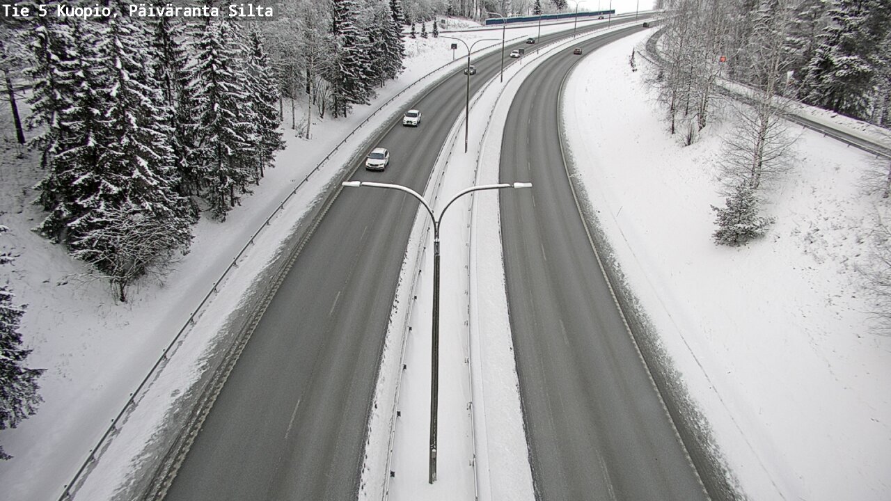 Kelikamerat Kuva Tie 5 Kuopio, Päiväranta silta, Kuopio, Pohjois-Savo