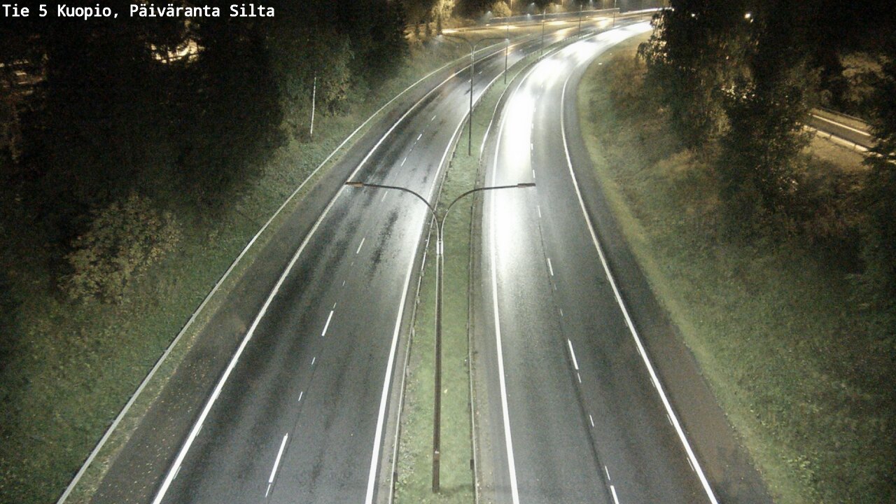 Weather Camera Image Road 5 Kuopio, Päiväranta silta, Kuopio, Pohjois-Savo