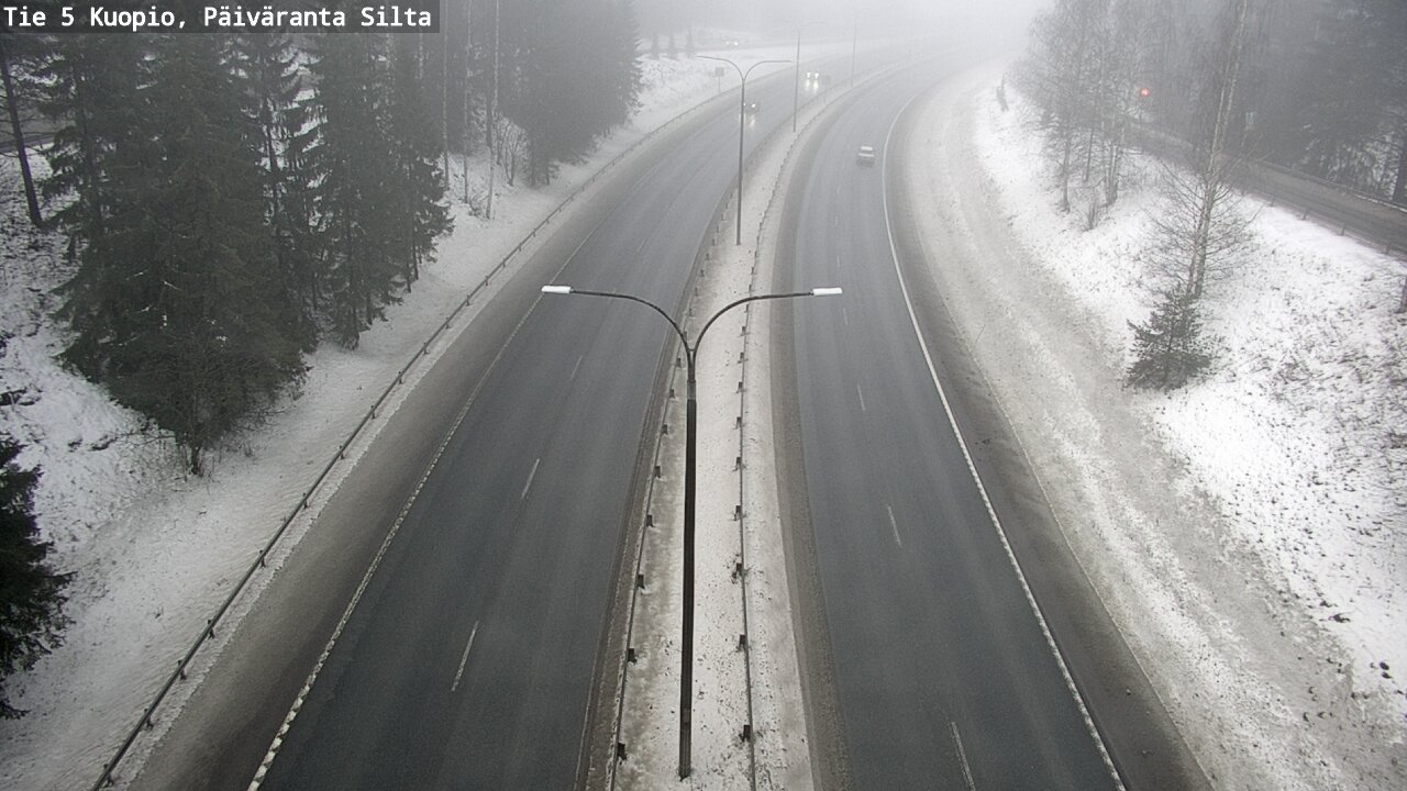 Weather Camera Image Road 5 Kuopio, Päiväranta silta, Kuopio, Pohjois-Savo