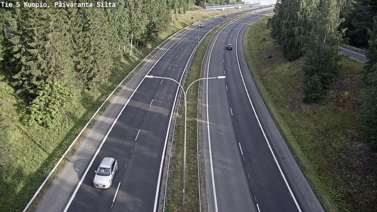 Weather Camera Image Road 5 Kuopio, Päiväranta silta, Kuopio, Pohjois-Savo