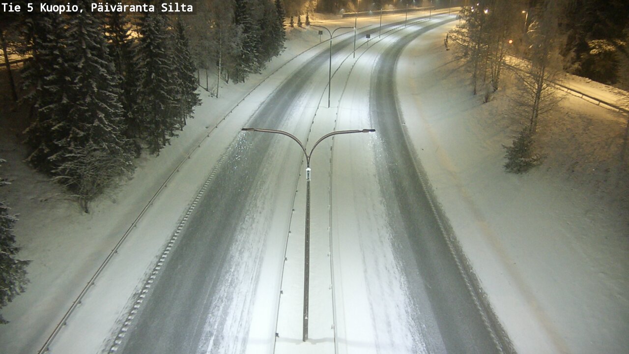 Kelikamerat Kuva Tie 5 Kuopio, Päiväranta silta, Kuopio, Pohjois-Savo