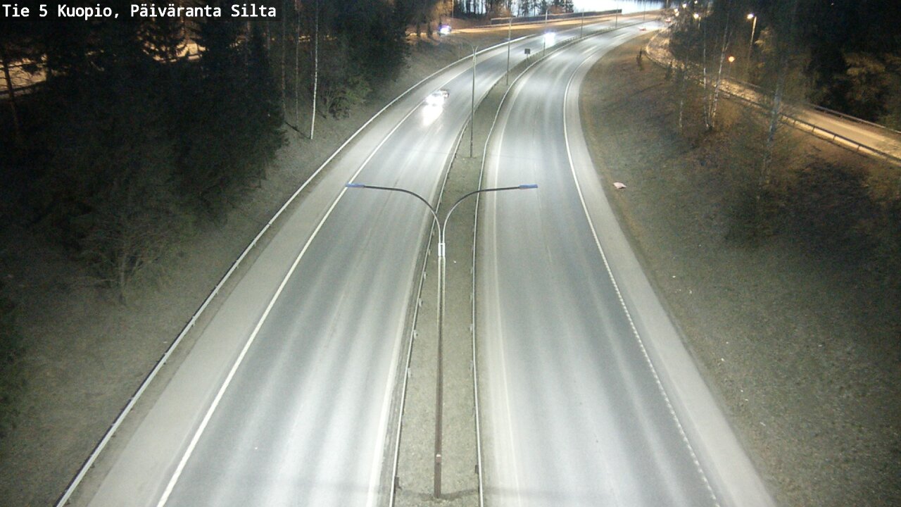 Weather Camera Image Road 5 Kuopio, Päiväranta silta, Kuopio, Pohjois-Savo