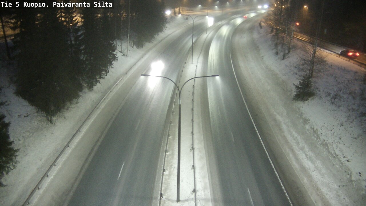 Weather Camera Image Road 5 Kuopio, Päiväranta silta, Kuopio, Pohjois-Savo