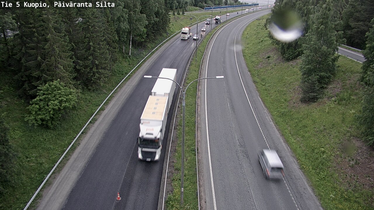 Kelikamerat Kuva Tie 5 Kuopio, Päiväranta silta, Kuopio, Pohjois-Savo