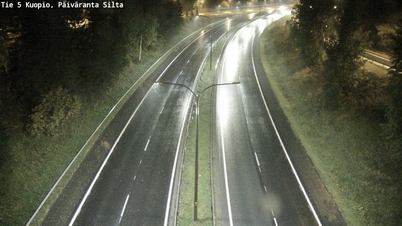 Weather Camera Image Road 5 Kuopio, Päiväranta silta, Kuopio, Pohjois-Savo